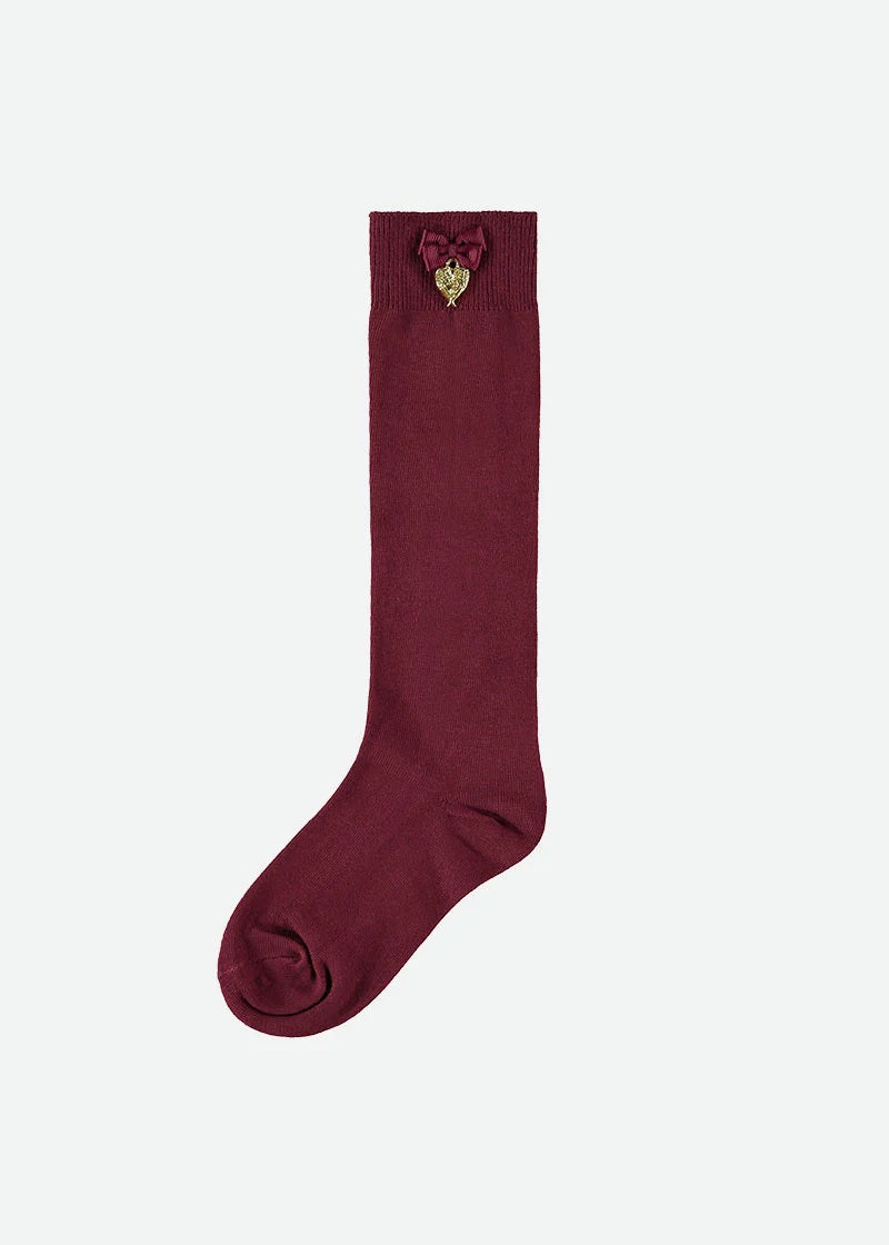 Calzini Alti Parigine In Caldo Cotone Bambina ANGEL'S FACE SOCKS - Angel's Face - LuxuryKids