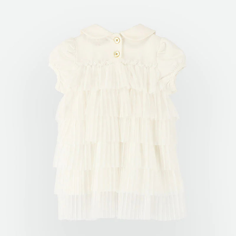 Abito Mezza Manica In Tulle Neonata ANGEL'S FACE TULLULAH - Angel's Face - Luxury Kids