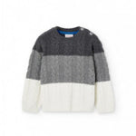 Maglioncino In caldo Cotone Con Trecce Neonato BOBOLI 715036 - BOBOLI - LuxuryKids