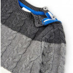 Maglioncino In caldo Cotone Con Trecce Neonato BOBOLI 715036 - BOBOLI - LuxuryKids