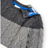Maglioncino In caldo Cotone Con Trecce Neonato BOBOLI 715036 - BOBOLI - LuxuryKids