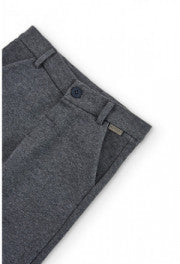 Pantalone In Punto Milano Slim Fit Bambino BOBOLI 715025 - BOBOLI - LuxuryKids