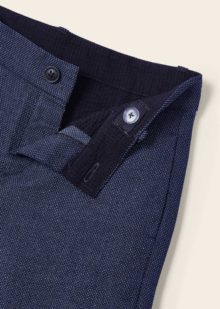 Bermuda Con Risvolto In Misto Lino Bambino MAYORAL 3220 - MAYORAL - Luxury Kids