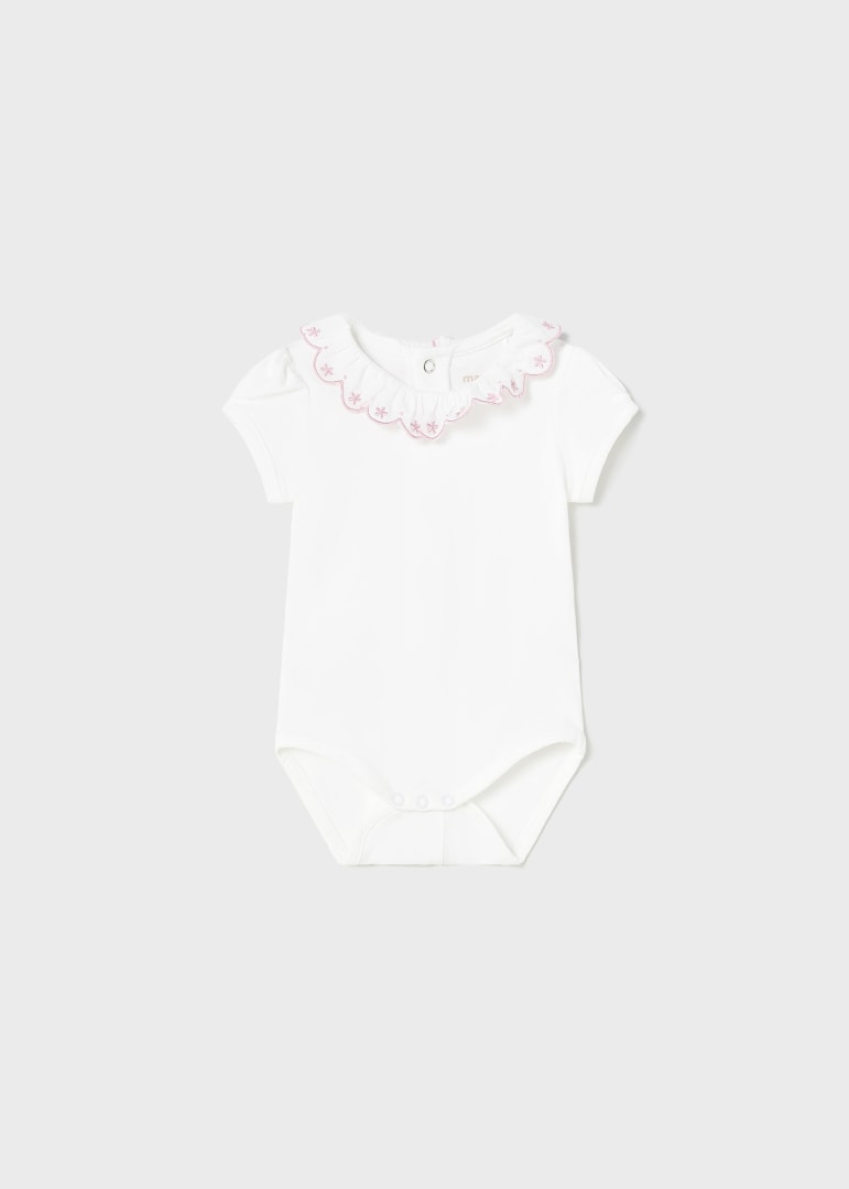 Body Con Colletto In Cotone Sostenibile Neonata MAYORAL 1733 - MAYORAL - Luxury Kids
