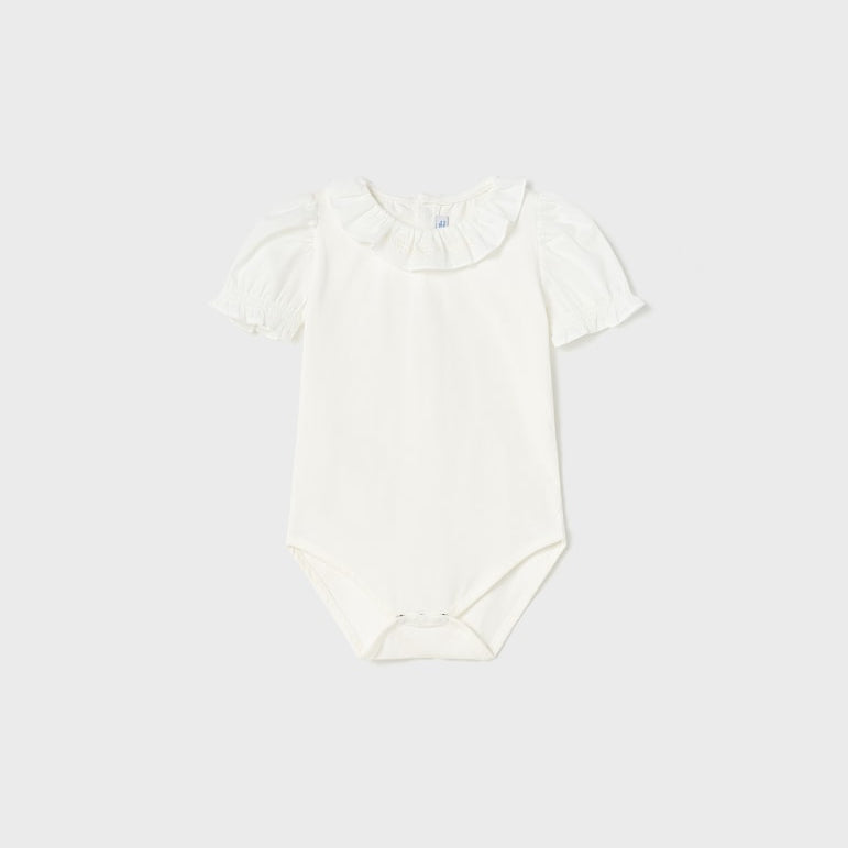 Body manica Corta In Cotone Sostenibile Neonata MAYORAL 1769 - MAYORAL - Luxury Kids