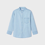 Camicia Con Colletto Coreano In cotone Sostenibile Bambino MAYORAL 3166 - MAYORAL - Luxury Kids