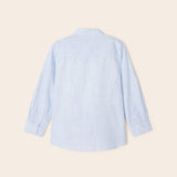 Camicia manica Lunga Con Colletto Coreano In Cotone Bambino MAYORAL 3168 - MAYORAL - Luxury Kids