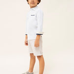 Camicia Manica Lunga In Misto Lino Bambino MAYORAL 3165 - MAYORAL - Luxury Kids