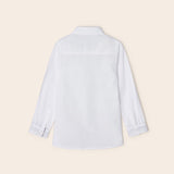 Camicia Manica Lunga In Misto Lino Bambino MAYORAL 3165 - MAYORAL - Luxury Kids