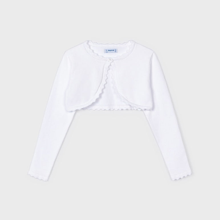 Coprispalle In Filo Di Cotone Bambina MAYORAL 320 - MAYORAL - Luxury Kids