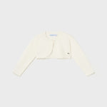 Cardigan Modello Bolerino Tricot In Cotone Sostenibile Neonata MAYORAL 306 - MAYORAL - Luxury Kids