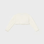 Cardigan Modello Bolerino Tricot In Cotone Sostenibile Neonata MAYORAL 306 - MAYORAL - Luxury Kids