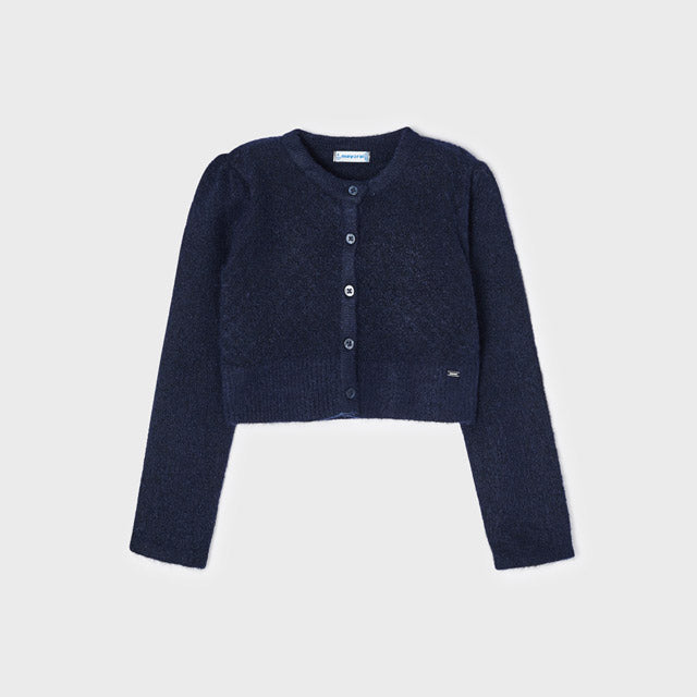 Cardigan In Misto Lana Bambina MAYORAL 4308 - MAYORAL - LuxuryKids