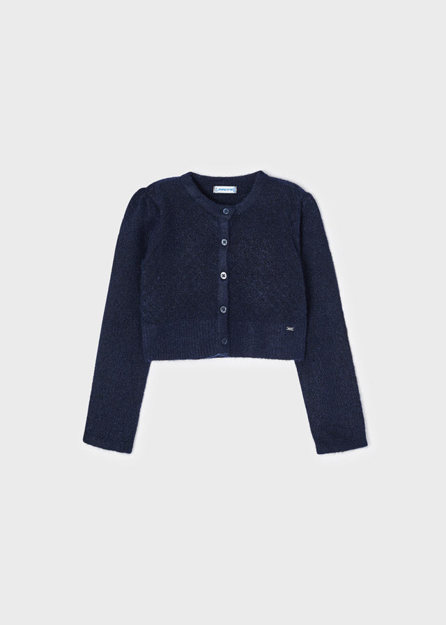 Cardigan In Misto Lana Bambina MAYORAL 4308 - MAYORAL - LuxuryKids