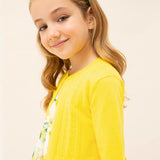 Cardigan Tricot Traforato In Cotone Sostenibile Bambina MAYORAL 3345 - MAYORAL - Luxury Kids