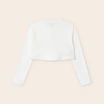 Cardigan Tricot In filo Di Cotone Sostenibile Bambina MAYORAL 321 - MAYORAL - Luxury Kids
