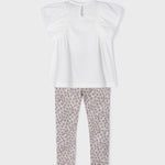 Completo 2 Pezzi Con leggings In Cotone Sostenibile Bambina MAYORAL 3780 - MAYORAL - Luxury Kids