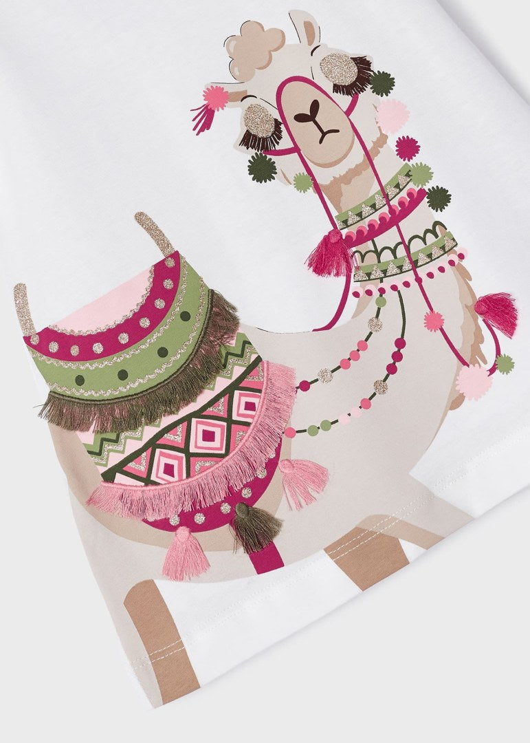 Completo 2 Pezzi In Cotone Sostenibile Con Ricami Bambina MAYORAL 3779 - MAYORAL - Luxury Kids