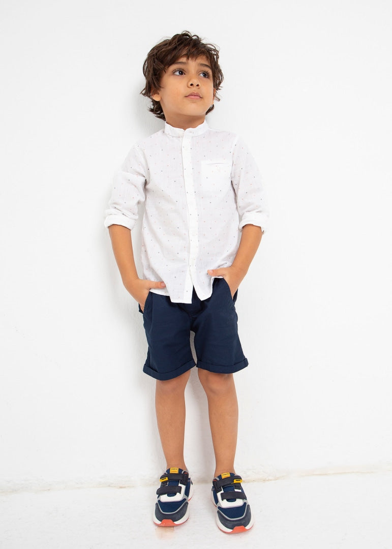 Completo Con Bermuda In Cotone Bambino MAYORAL 3242 - MAYORAL - Luxury Kids