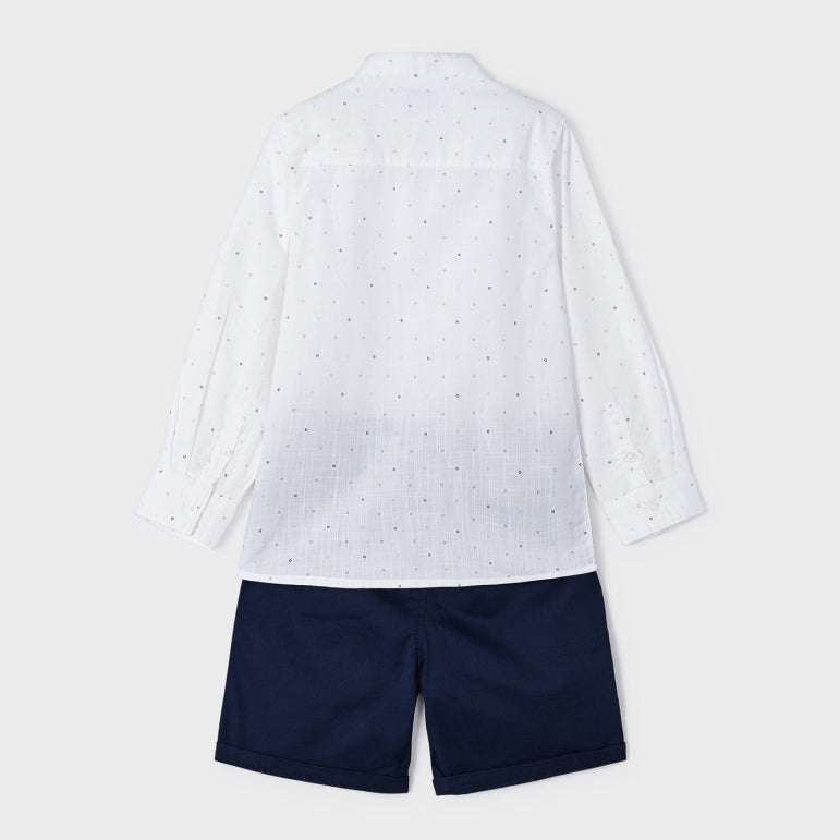 Completo Con Bermuda In Cotone Bambino MAYORAL 3242 - MAYORAL - Luxury Kids