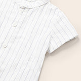 Completo Con Bermuda E Camicia In Misto Lino Neonato MAYORAL 1262 - MAYORAL - Luxury Kids