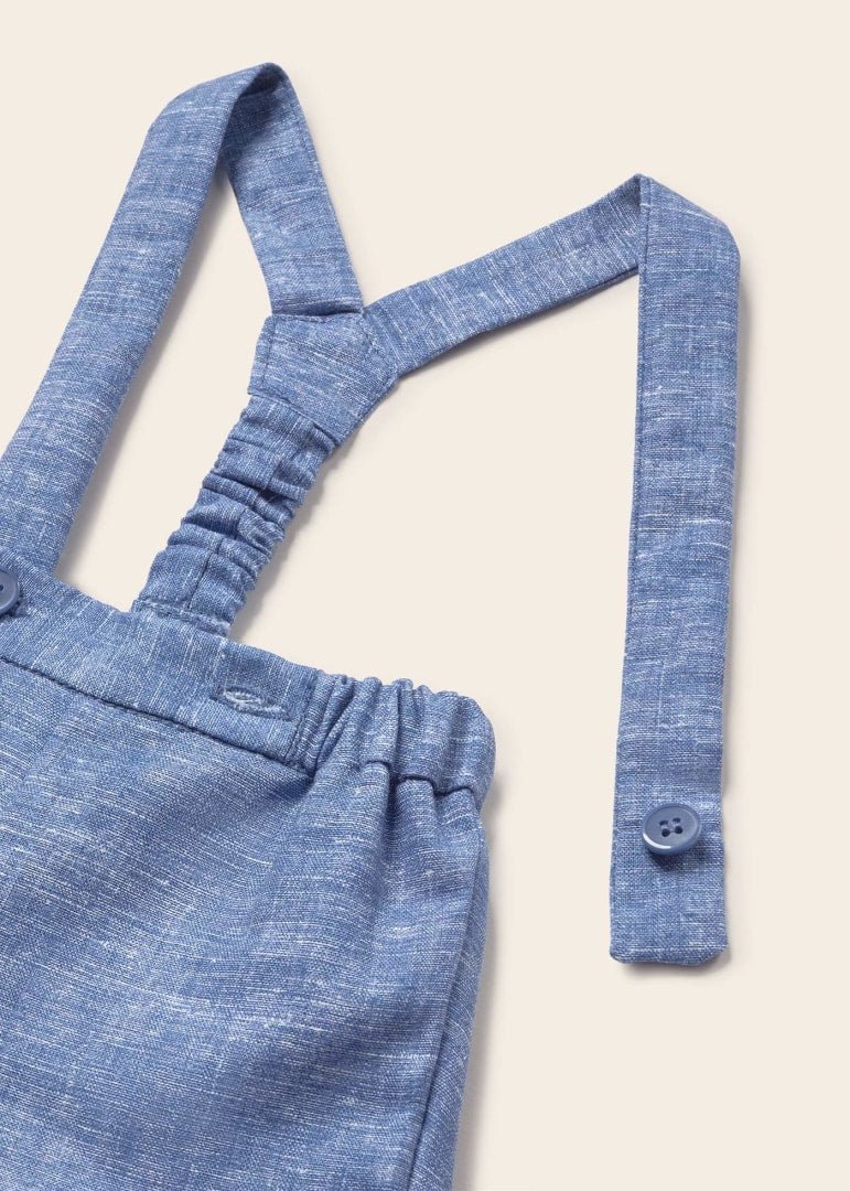 Completo Con Bermuda E Camicia In Misto Lino Neonato MAYORAL 1262 - MAYORAL - Luxury Kids