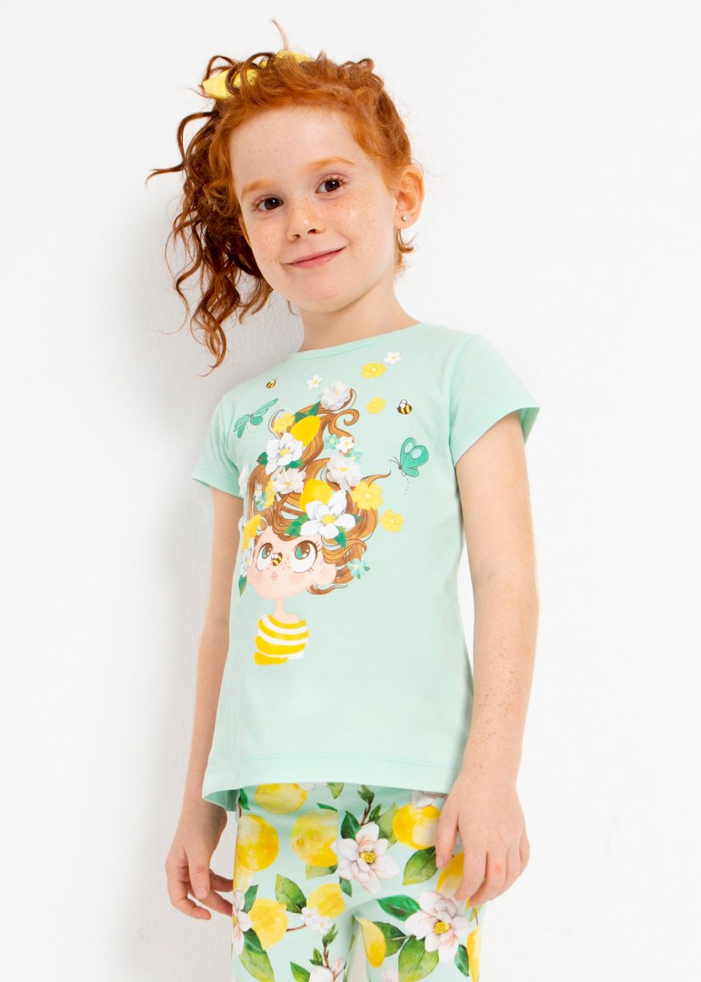 Completo Con Leggings E Shirt In Cotone Bambina MAYORAL 3787 - MAYORAL - Luxury Kids