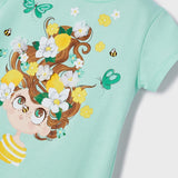 Completo Con Leggings E Shirt In Cotone Bambina MAYORAL 3787 - MAYORAL - Luxury Kids