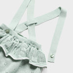 Completo Con Salopette Tricot In Cotone Sostenibile Neonata MAYORAL 1250 - MAYORAL - Luxury Kids