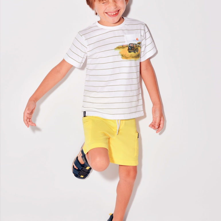 Completo Stampato In Cotone Sostenibile bambino MAYORAL 3675 - MAYORAL - Luxury Kids