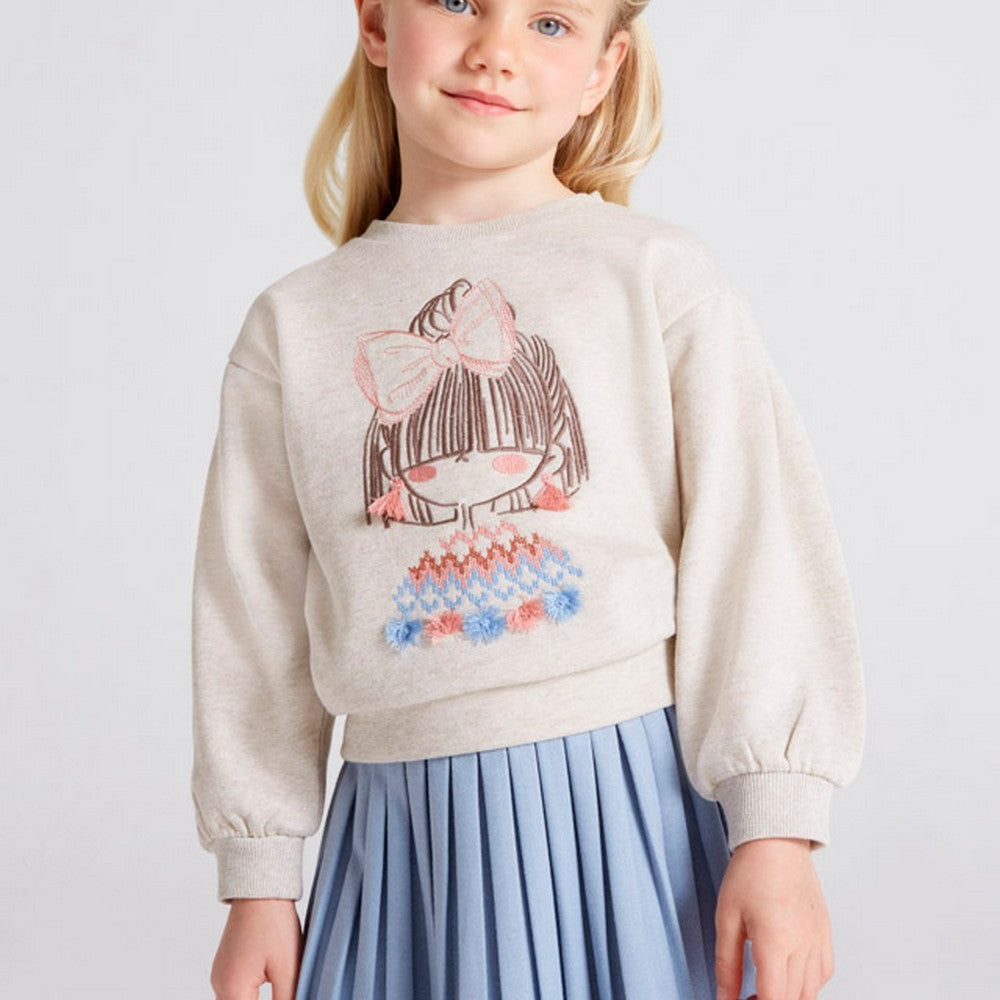 Felpa In Caldo Cotone Bambina MAYORAL 4479 - MAYORAL - LuxuryKids