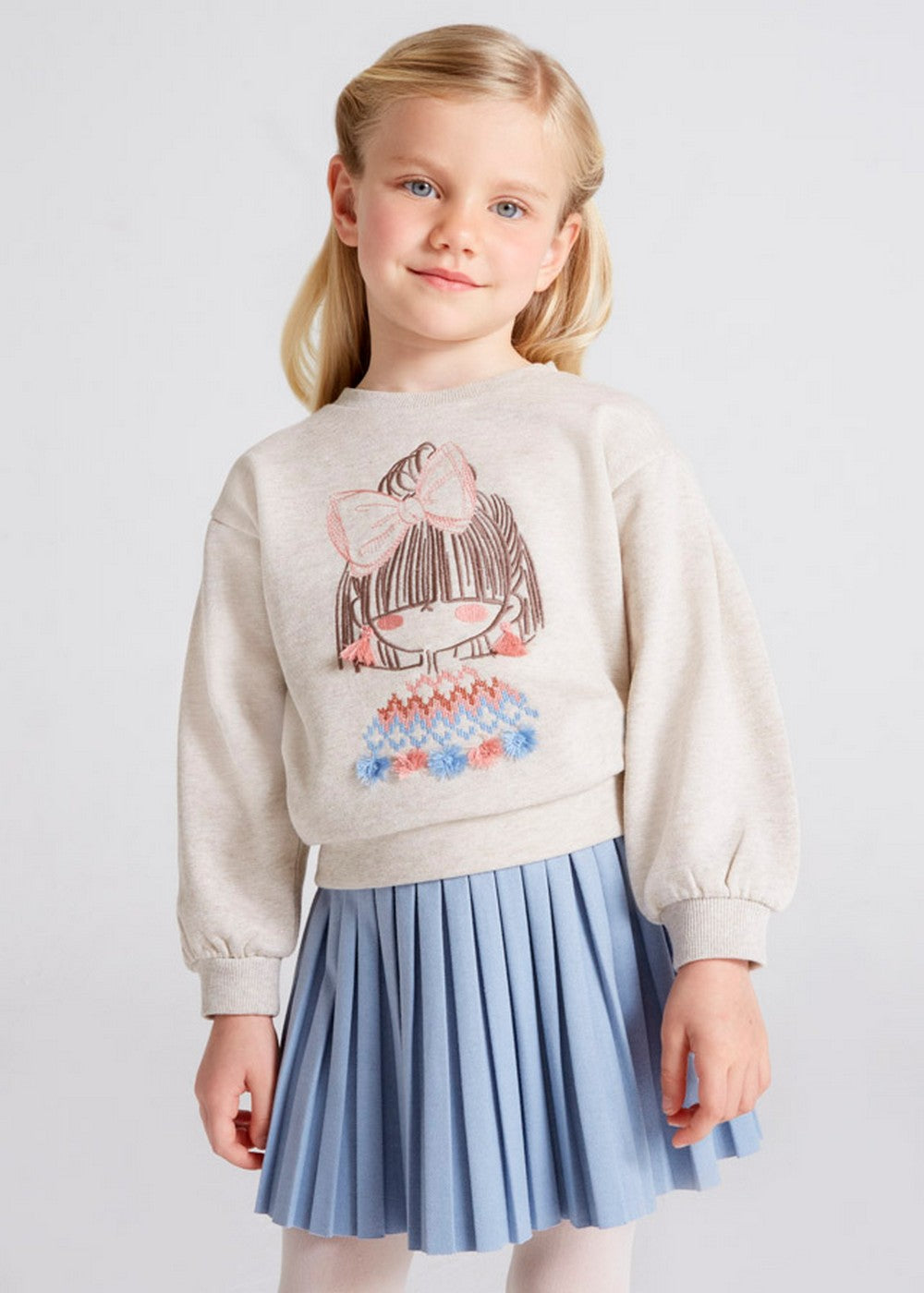 Felpa In Caldo Cotone Bambina MAYORAL 4479 - MAYORAL - LuxuryKids