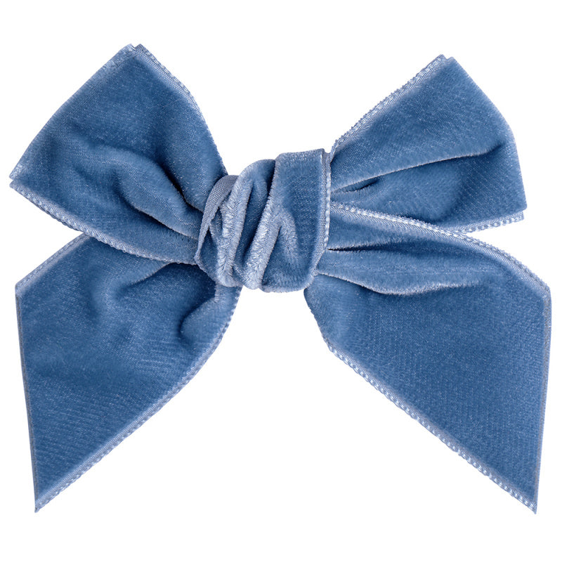 Fermaglio Con Fiocco In Velluto Bambina CONDOR 50950 - Condor - LuxuryKids