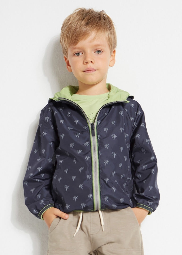 Giubbino A Vento Reversibile Con Cappuccio Bambino MAYORAL 3464 - MAYORAL - Luxury Kids