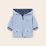 Giubbino A Vento Reversibile In Poliestere Riciclato Neonato MAYORAL 1404 - MAYORAL - Luxury Kids