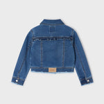 Giubbino In Denim Con Volant Bambina MAYORAL 3440 - MAYORAL - Luxury Kids