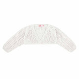 Cardigan Corto Traforato In Filo Di Cotone Bambina CONDOR 55305