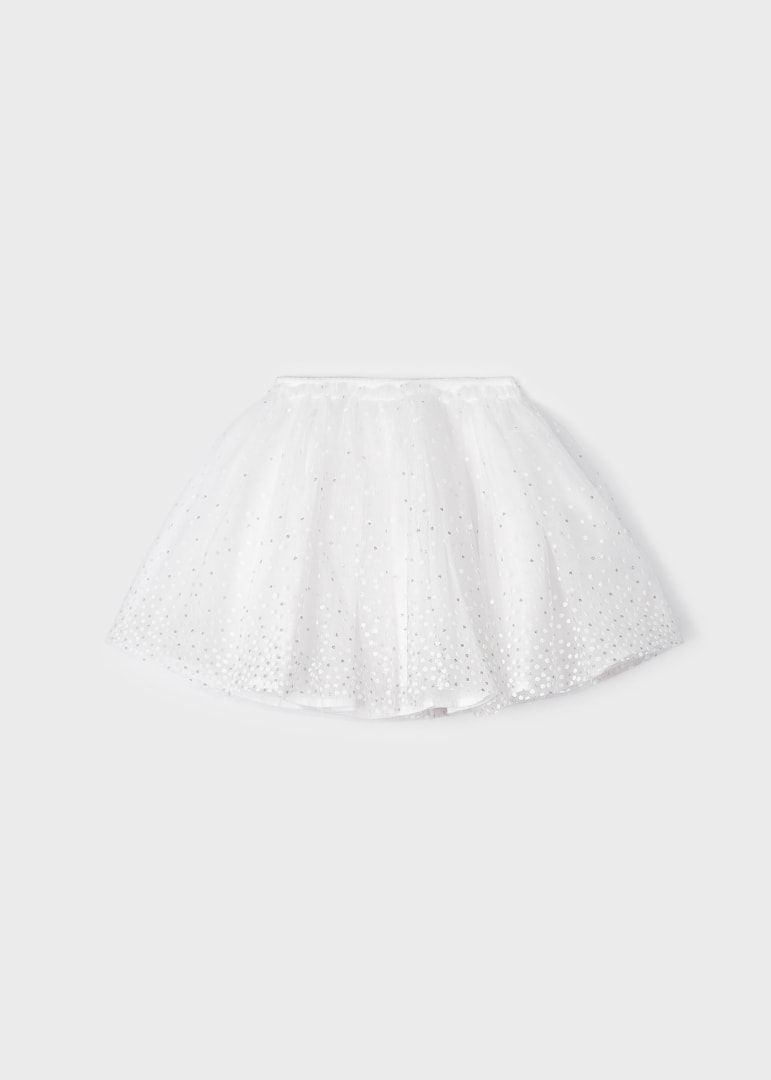 Gonna In Tulle Con Glitter Bambina MAYORAL 3901 - MAYORAL - Luxury Kids