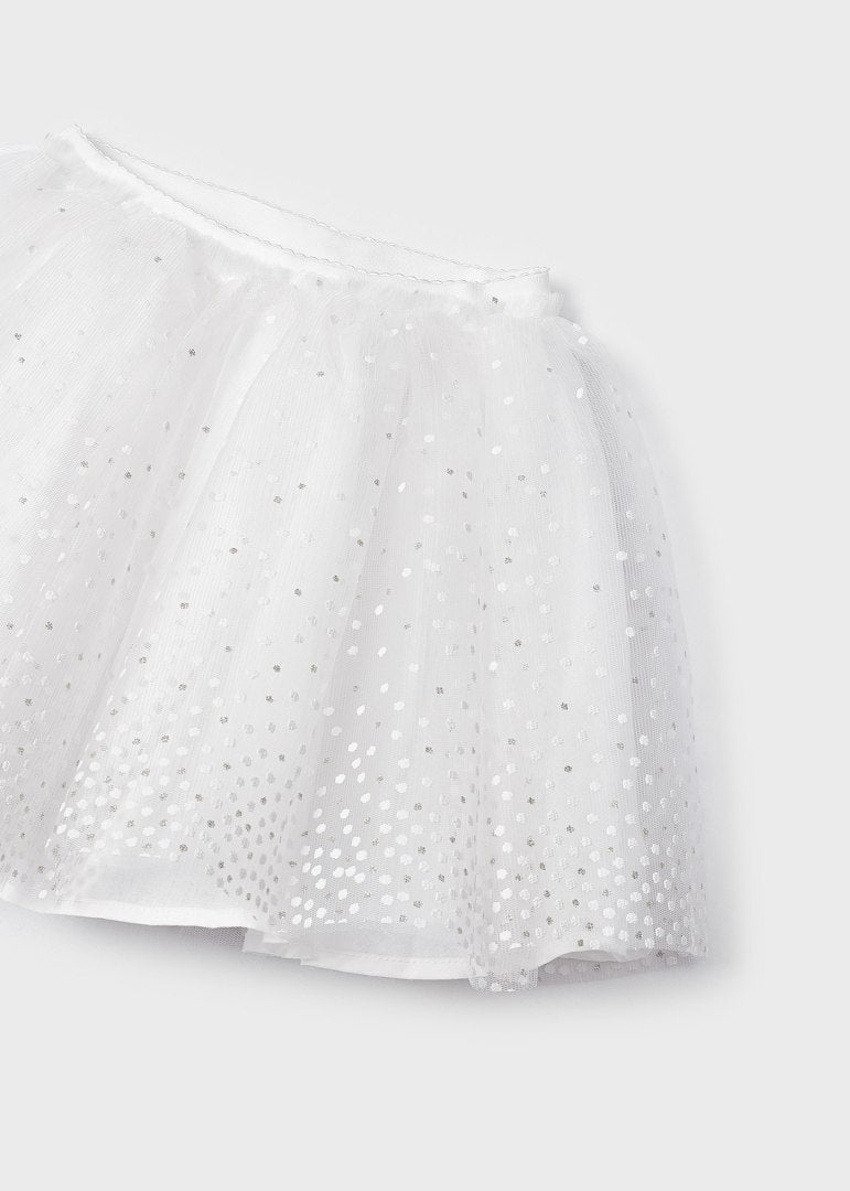 Gonna In Tulle Con Glitter Bambina MAYORAL 3901 - MAYORAL - Luxury Kids