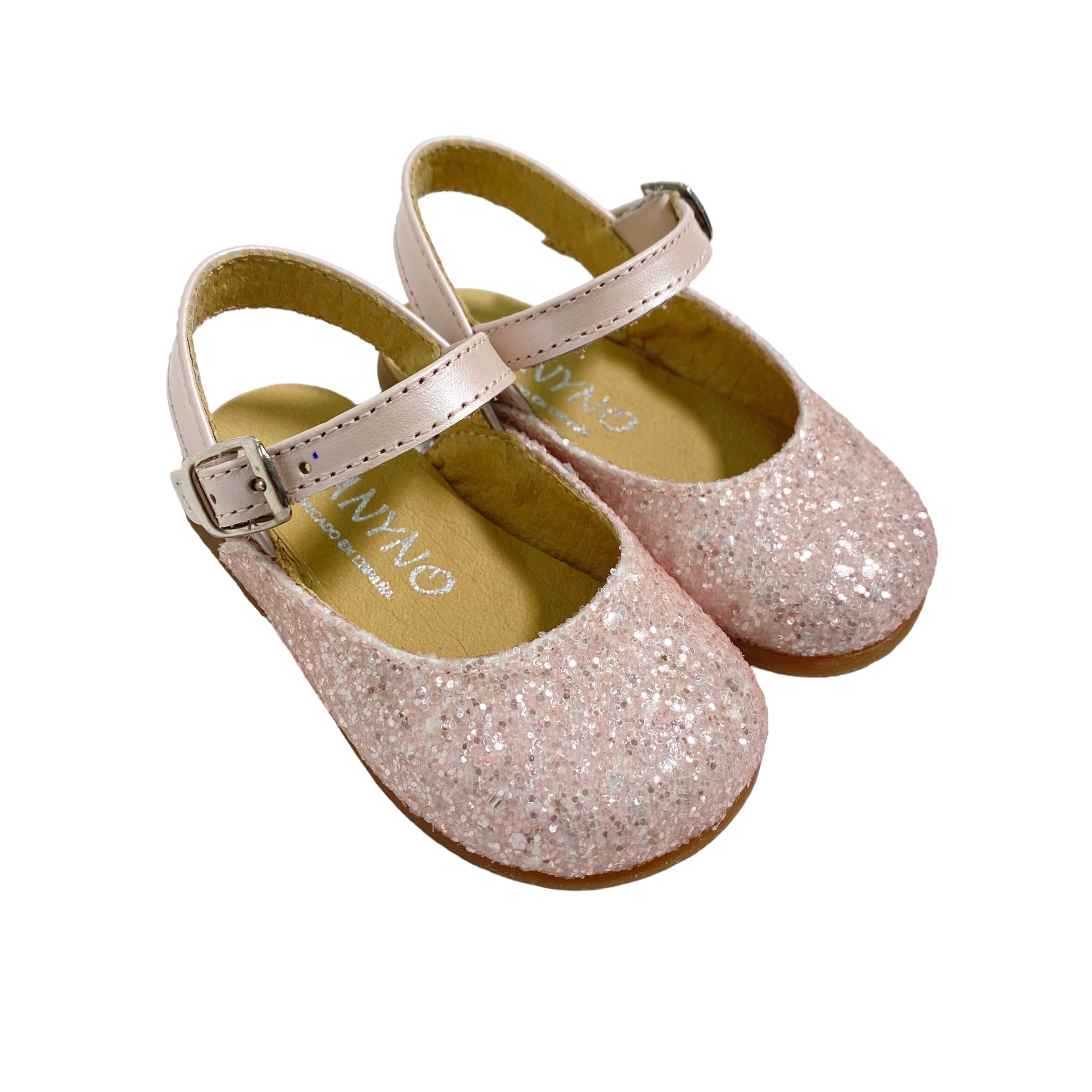 Scarpe Modello Ballerina Aperte Sul Retro In Pelle Bambina PANYNO B3001 - PANYNO - Luxury Kids