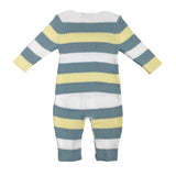 Tutina Intera In Filo Di Cotone A Coste Neonato DR KID DK294 - DR KID - Luxury Kids