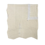 Coperta Scialle In Filo Di Cotone Traforata Neonata DR KID DK167 - DR KID - Luxury Kids