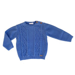 Maglioncino In Caldo Cotone Con Trecce Bambino A&J 343 - A&J - LuxuryKids