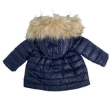 Giubbotto Imbottito Svasato Con Cappuccio Bambina VALENTINA BEBES CWA222 - VALENTINA BEBES - LuxuryKids