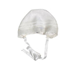 Cuffia In Organdis Di Seta Neonato/a PICCOLA GIUGGIOLA NAZARIOC - PICCOLA GIUGGIOLA - LuxuryKids