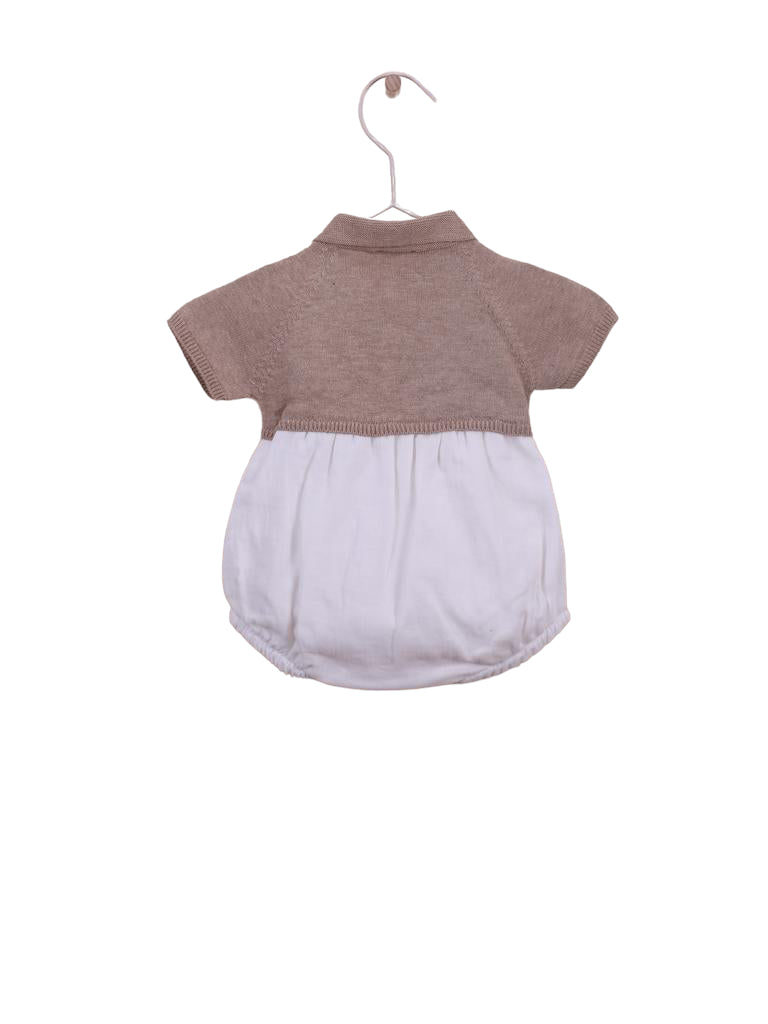 Pagliaccetto Intero In Filo E Cotone Neonato WEDOBLE V2305405A - WEDOBLE - Luxury Kids