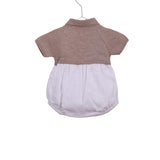 Pagliaccetto Intero In Filo E Cotone Neonato WEDOBLE V2305405A - WEDOBLE - Luxury Kids