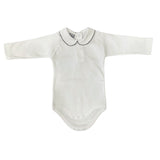 Body in Caldo Cotone con Colletto Tondo Neonati Babidu 1188 - BABIDU - LuxuryKids