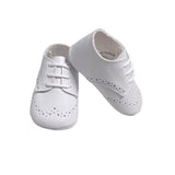 Scarpe Da Culla Modello francesina In Pelle Neonato CUQUITO 7008 - COQUITO - LuxuryKids