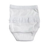 Culotte aus perforierter Baumwolle mit Rüschen für Baby-Mädchen CALAMARO 01748